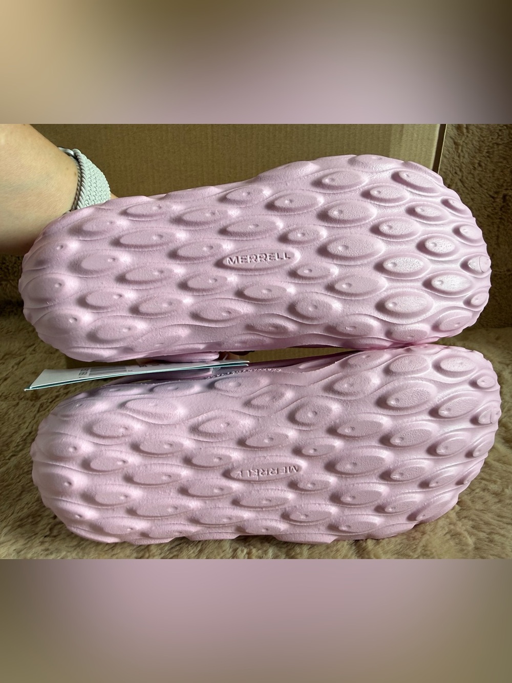 Merrell Hydro Moc Pink Marshmallow Water Shoes - 8/38 - Picture 3 of 7